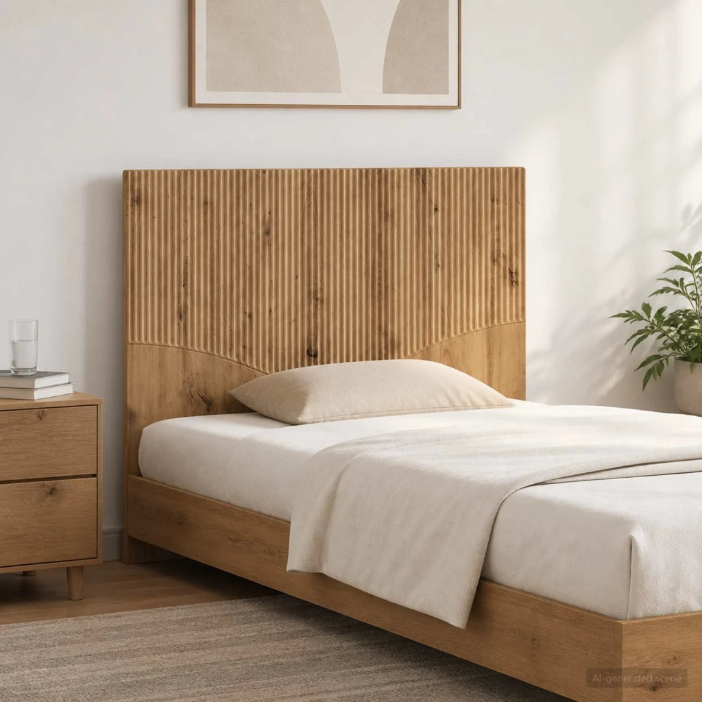 Testiera da Muro HOORN Rovere Artigianale Legno ingegnerizzato 897424