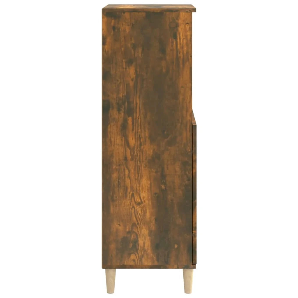 Buffet credenza cassettiera armadio mobile contenitore organizer cucina soggiorno salotto alto 60 x 36 x 110 cm legno ingegnerizzato marrone 02_0033374