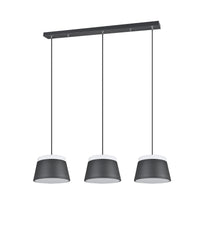 Lampada a Sospensione da Interno  E14 in Metallo Antracite