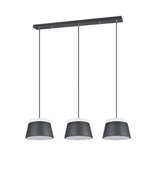 Lampada a Sospensione da Interno  E14 in Metallo Antracite