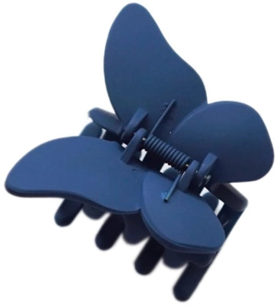 Clips per capelli 2 pezzi - Spilla per capelli a forma di farfalla - Fermacapelli per donne - Materiale in plastica - 5,5 cm - Materiale duraturo - Fermacapelli