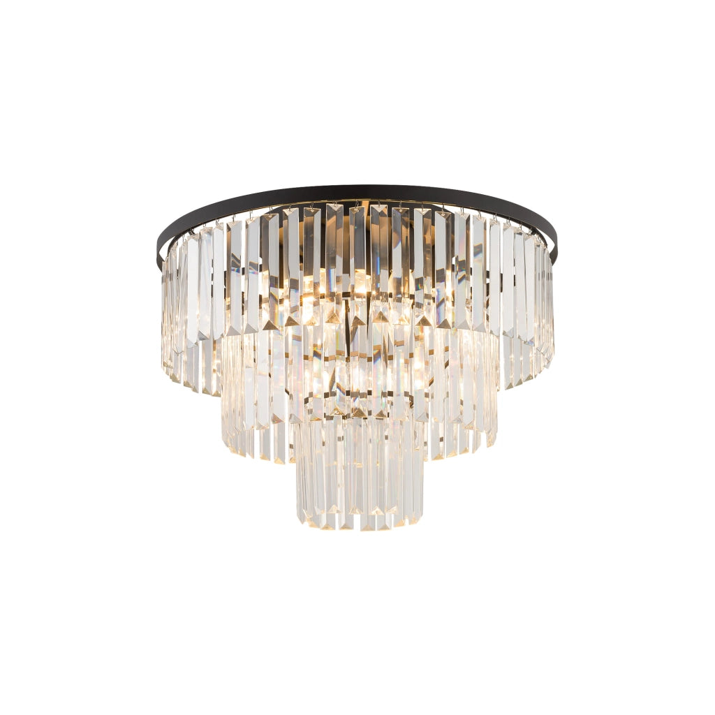 Plafoniera Nowodvorski Cristal 7627 cristallo nero 56cm
