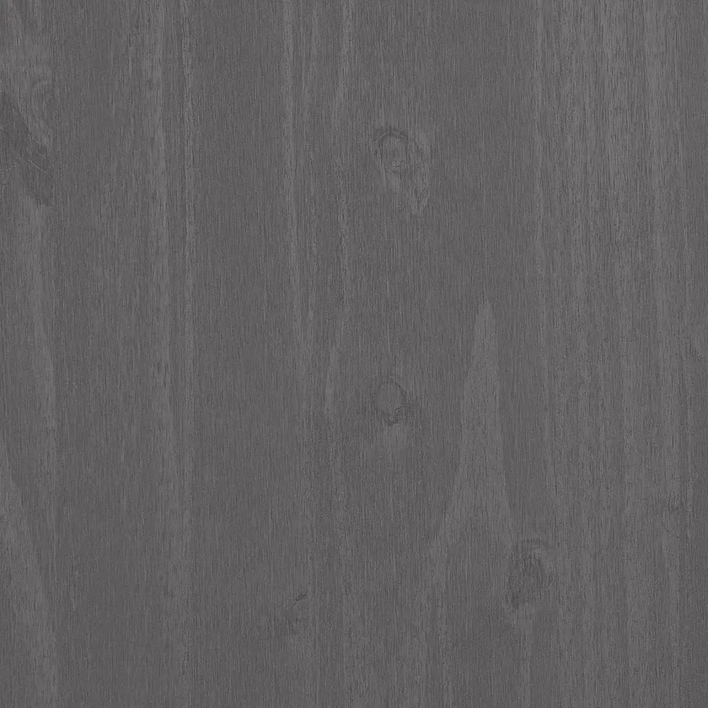 Libreria-Scaffale per Libri-Mobile di Stoccaggio HAMAR Grigio Chiaro 85x35x112cm Legno Massello di Pino