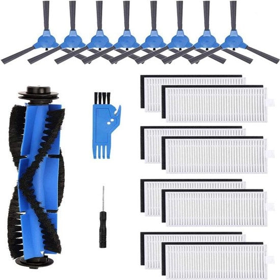 Accessori per aspirapolvere eufy 11S 15C 30C 35C: filtro, set di spazzole laterali e spazzola capo accessorio di ricambio 19 pezzi