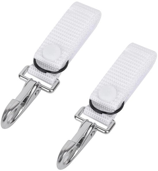Riemclips con Attaccatura a Pistola - 2 Pezzi Riemmanicatore - Cintura in Nylon Singola - Attaccatura/Anello di Fissaggio - Adatto per Cinture fino a 6 cm - Viti di Fissaggio Inossidabili - Clips Tattiche