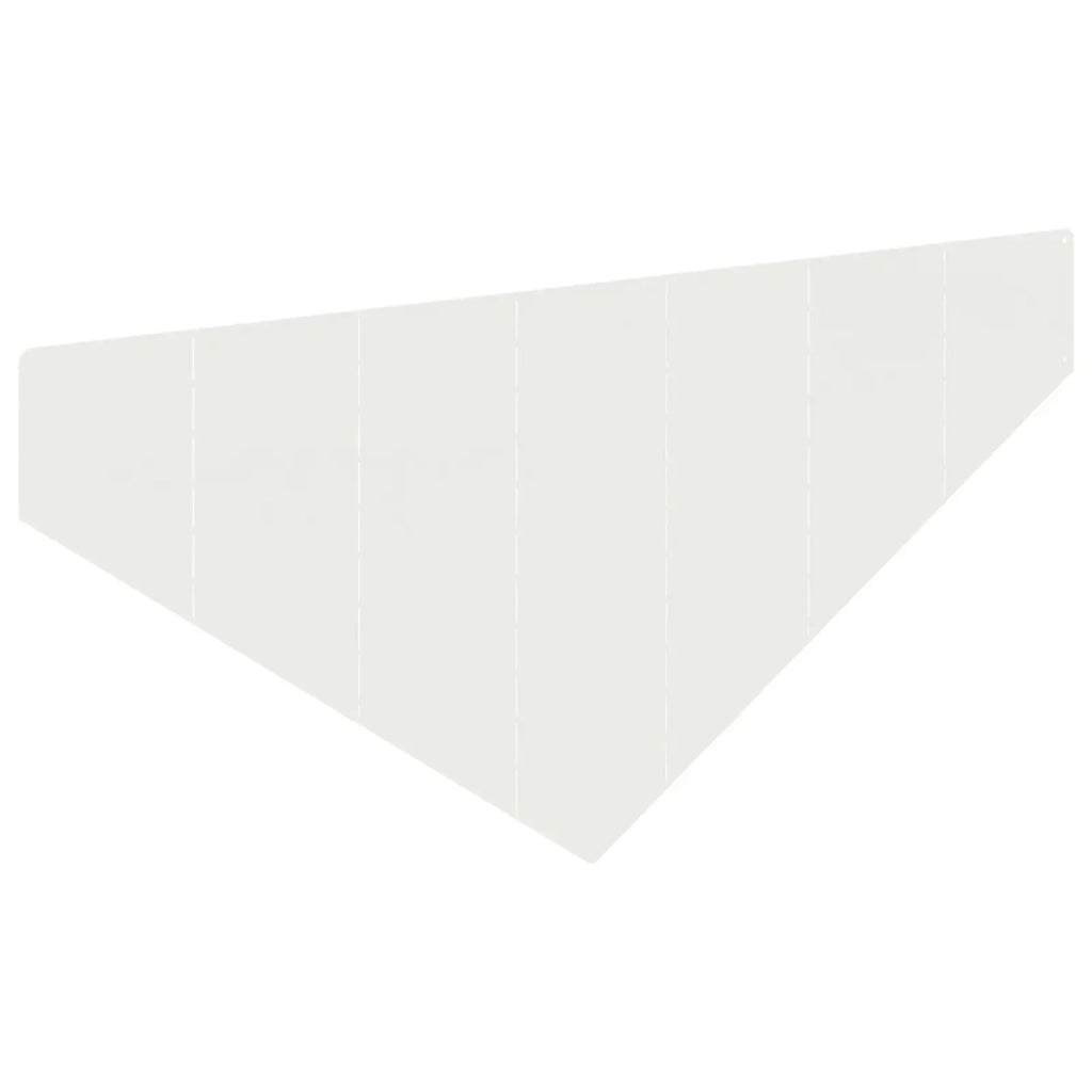 Bordura per Prato 4 pz 100 x 45 cm Acciaio Bianco 8008892