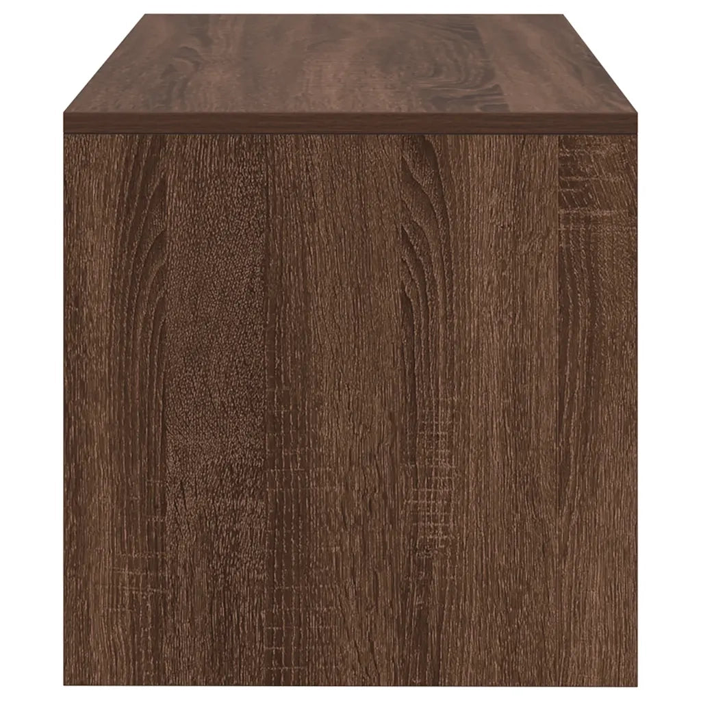 Mobile Porta TV Rovere Marrone 80x40x40 cm in Legno Multistrato