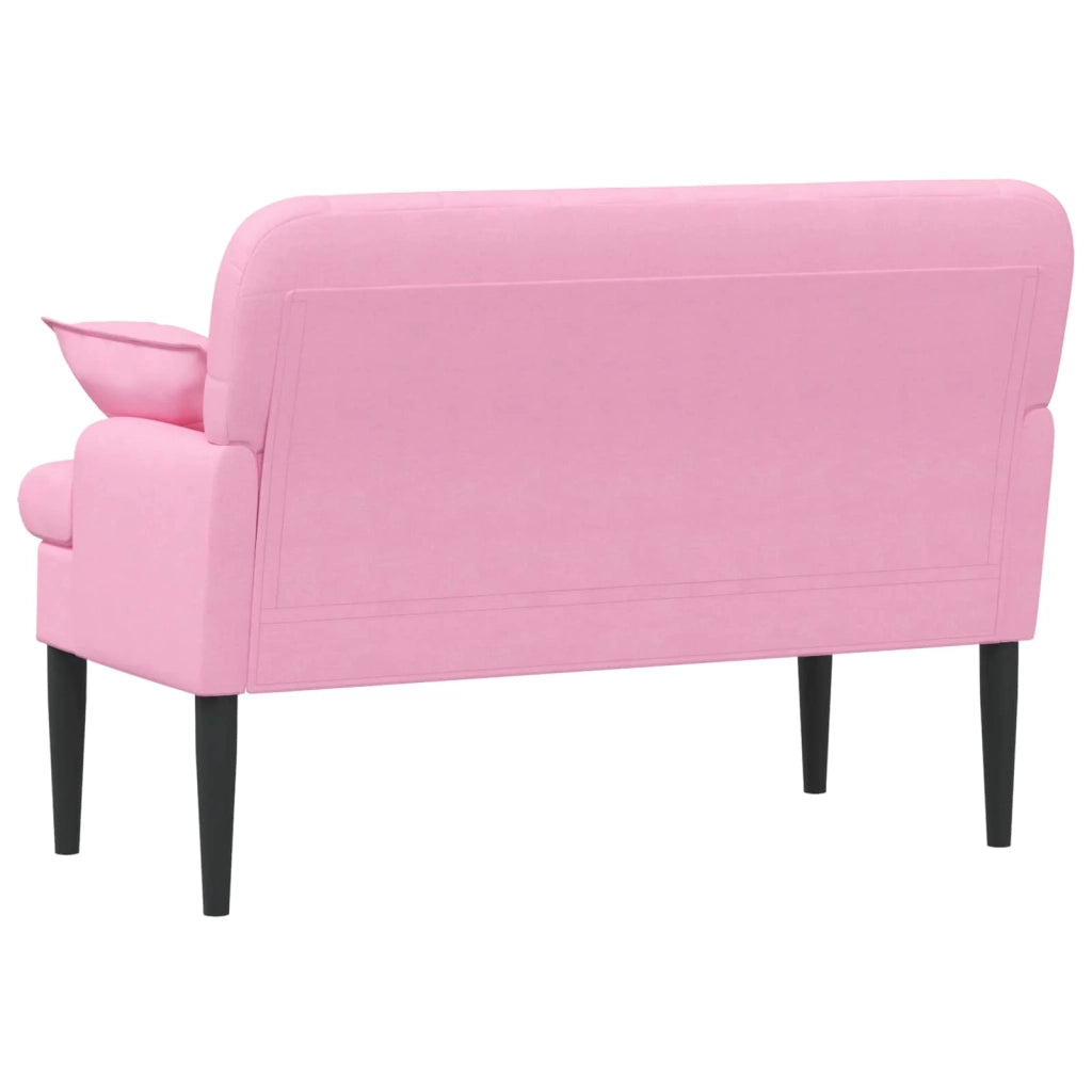 Loveseat con bottoni imbottiti Rosa 111 x 68 x 80 cm Tessuto 42041807