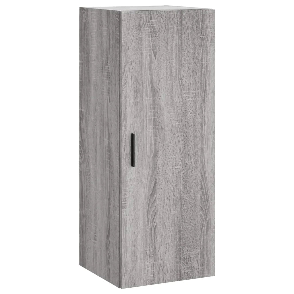Credenza | Madia | Buffet da pranzo | Armadio da pranzo Grigio Sonoma 34,5x34x180 cm in Legno Multistrato
