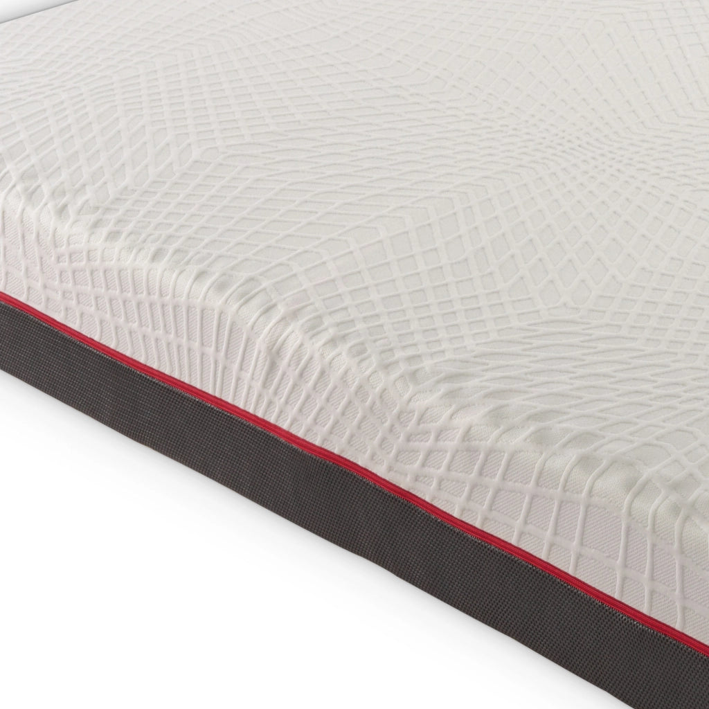 Materasso Matrimoniale 200x200 in Memory Foam, Altezza 21 cm, Sfoderabile, Rigidità H3, GREY