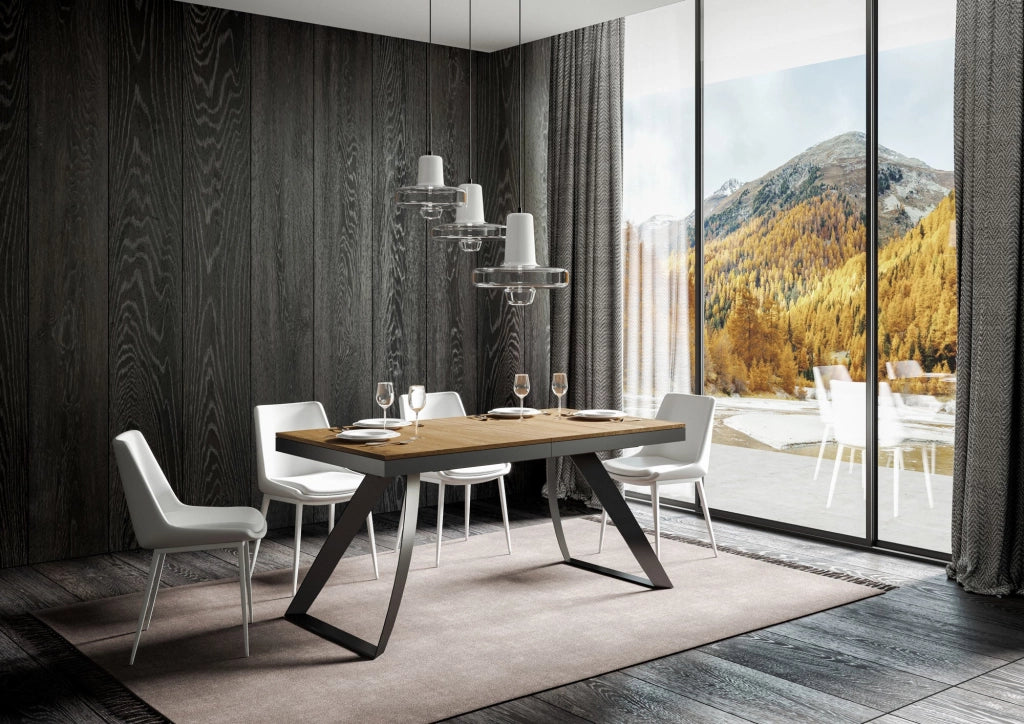 Tavolo Allungabile 180-284x90x77 cm Proxy Evolution Quercia Naturale
