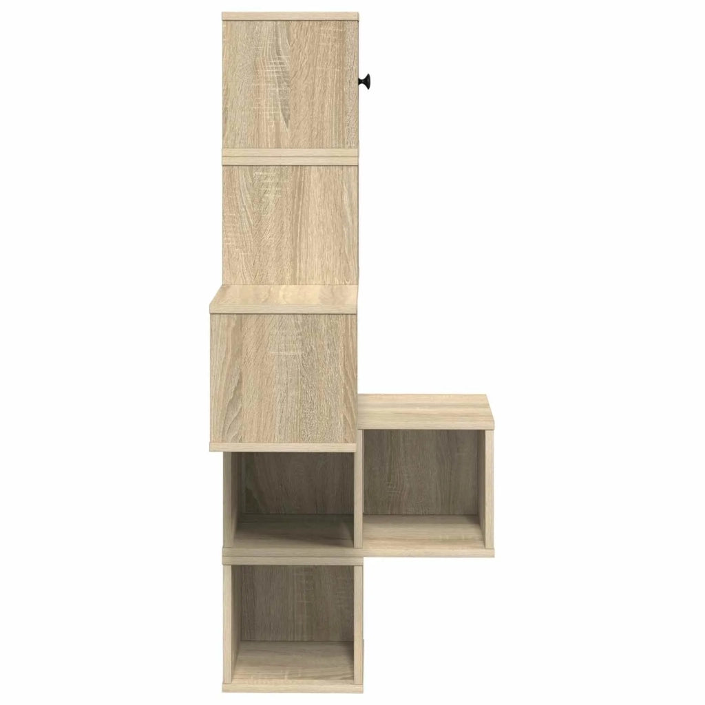 Mensola Angolare da Parete Rovere Sonoma 48 x 48 x 120 cm 8012230