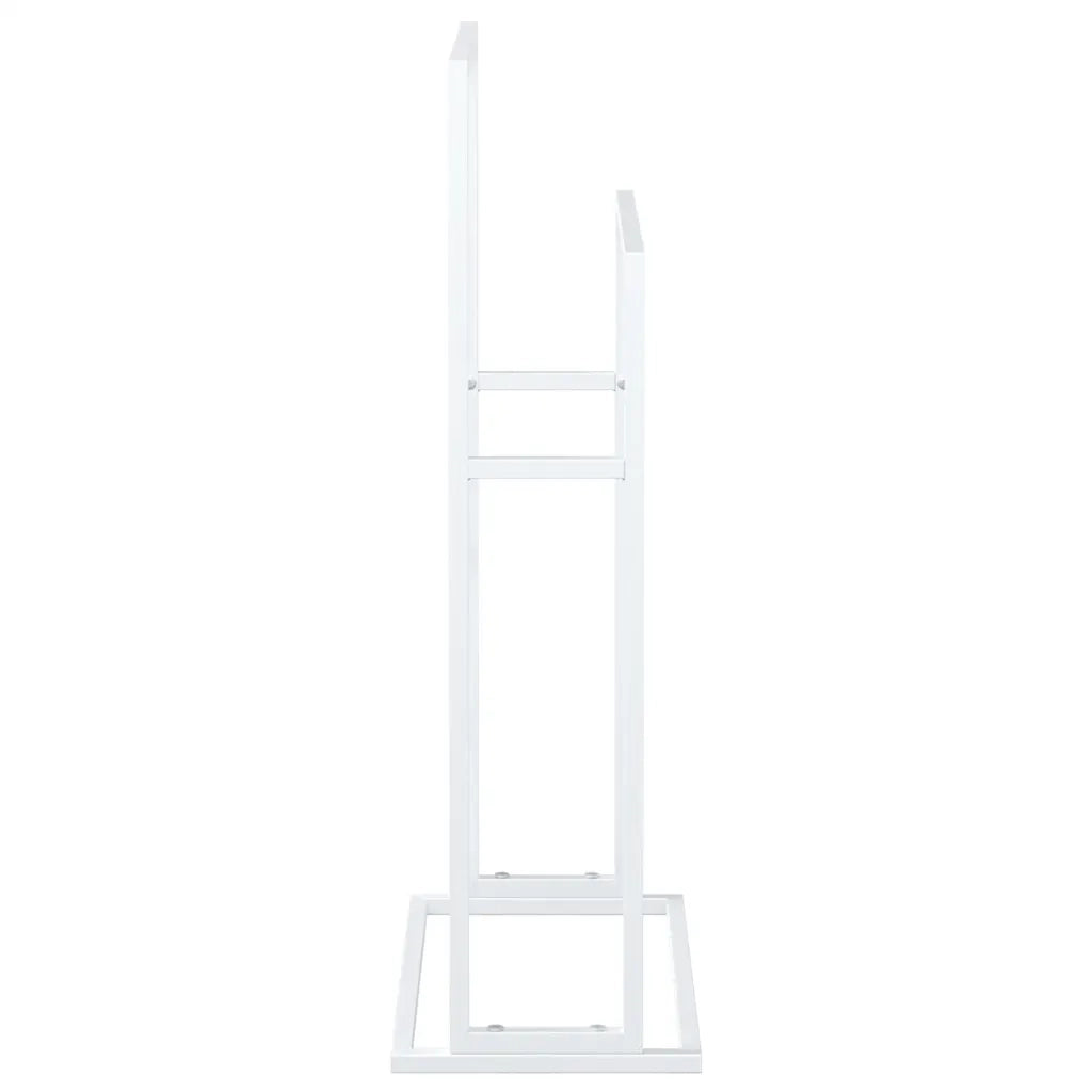 Portasciugamani Autoportante Bianco 48x24x78,5 cm in Ferro cod mxl 52758