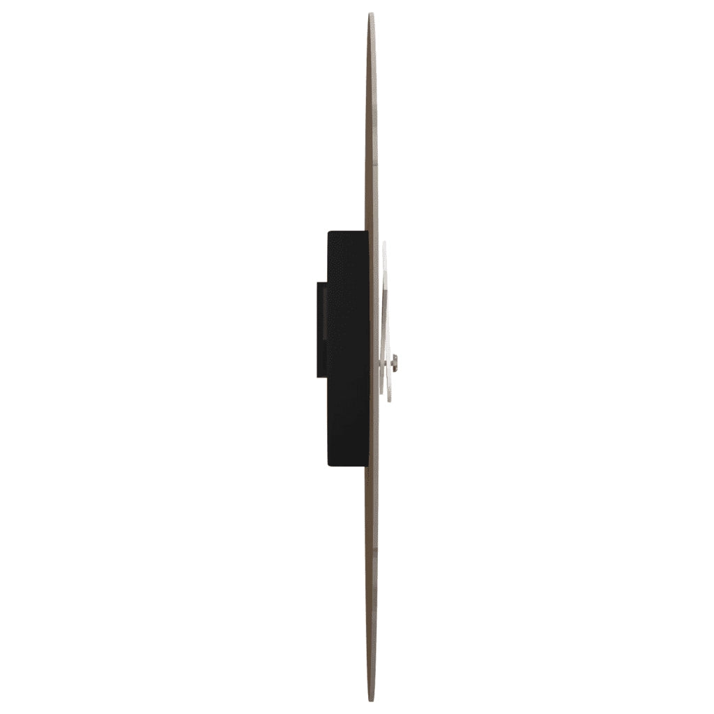 Orologio a Parete Giallo e Nero Ã˜30 cm in Legno Multistrato