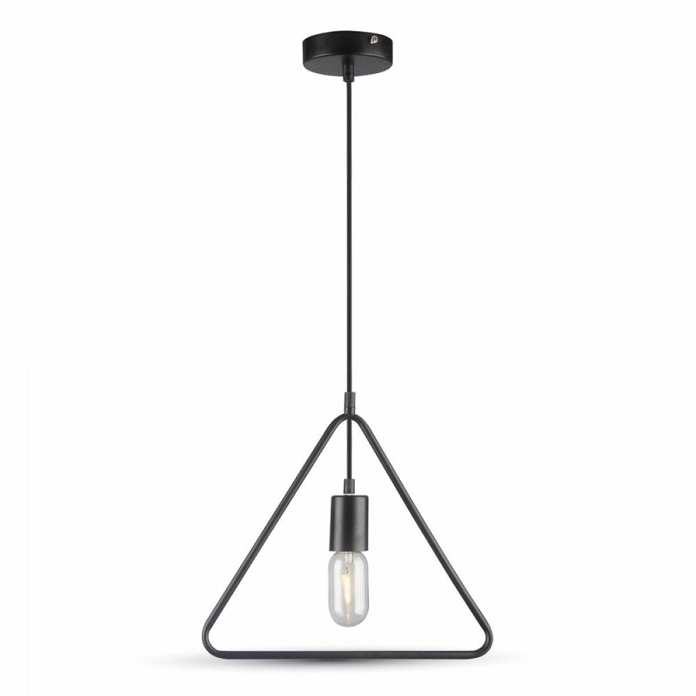 Trade Shop - Lampadario Metallo Geometrico Forma Di Triangolo Pendente A Sospensione Vt-3838 -