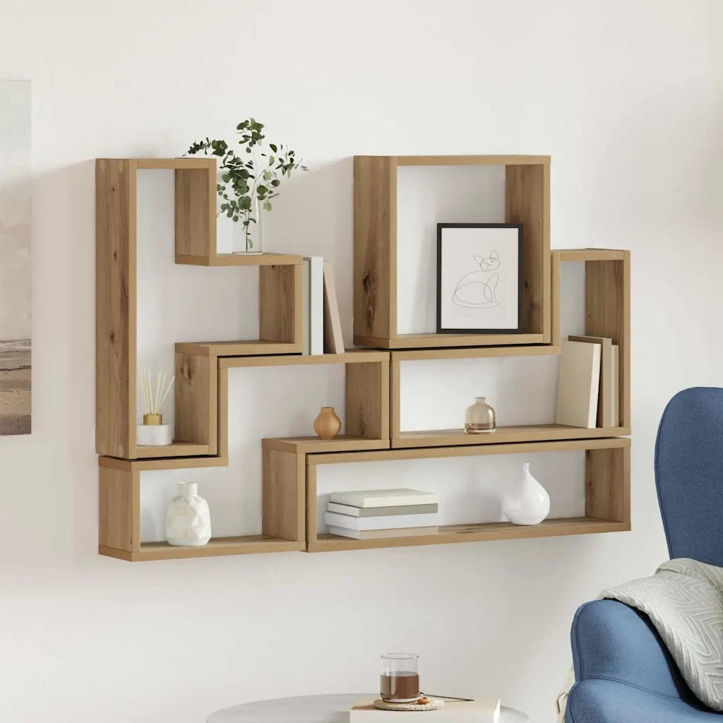 Scaffale da parete Rovere artigianale 96 x 12 x 64 cm 879640