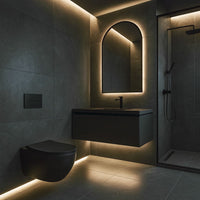 Vaso Wc Sospeso Rea Carlo Mini Tornado Nf Black Matt