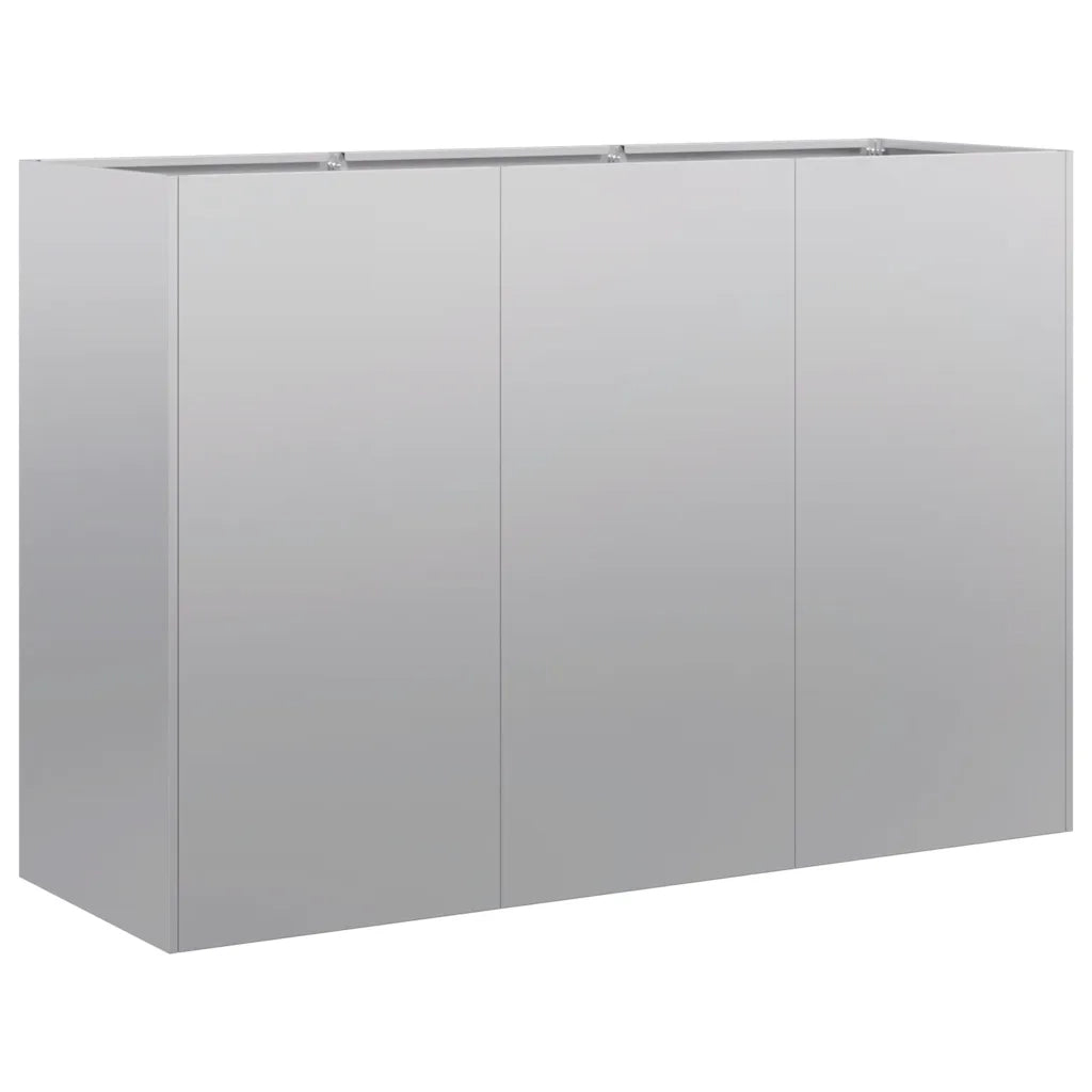 Fioriera 120x40x80 cm in Acciaio Zincato 860722