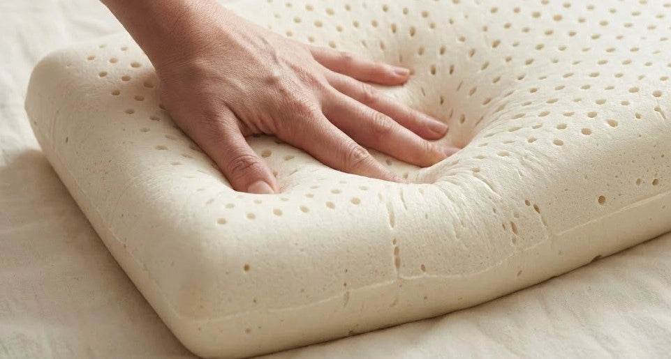 Cuscino in Lattice 100% Naturale | Certificato EuroLatex, Alto 14 cm