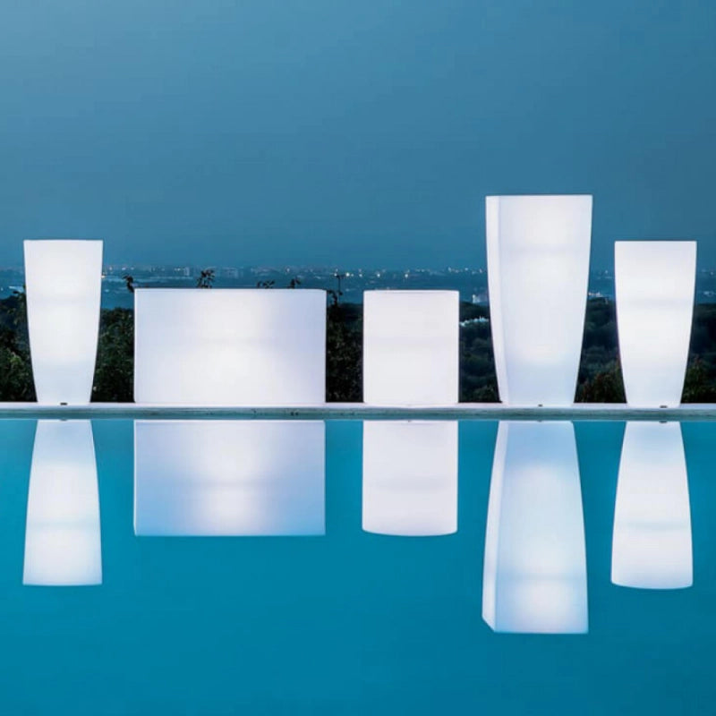 VASO LUMINOSO HYDRUS 70 h CON LED MULTICOLOR E BATTERIA SOLARE