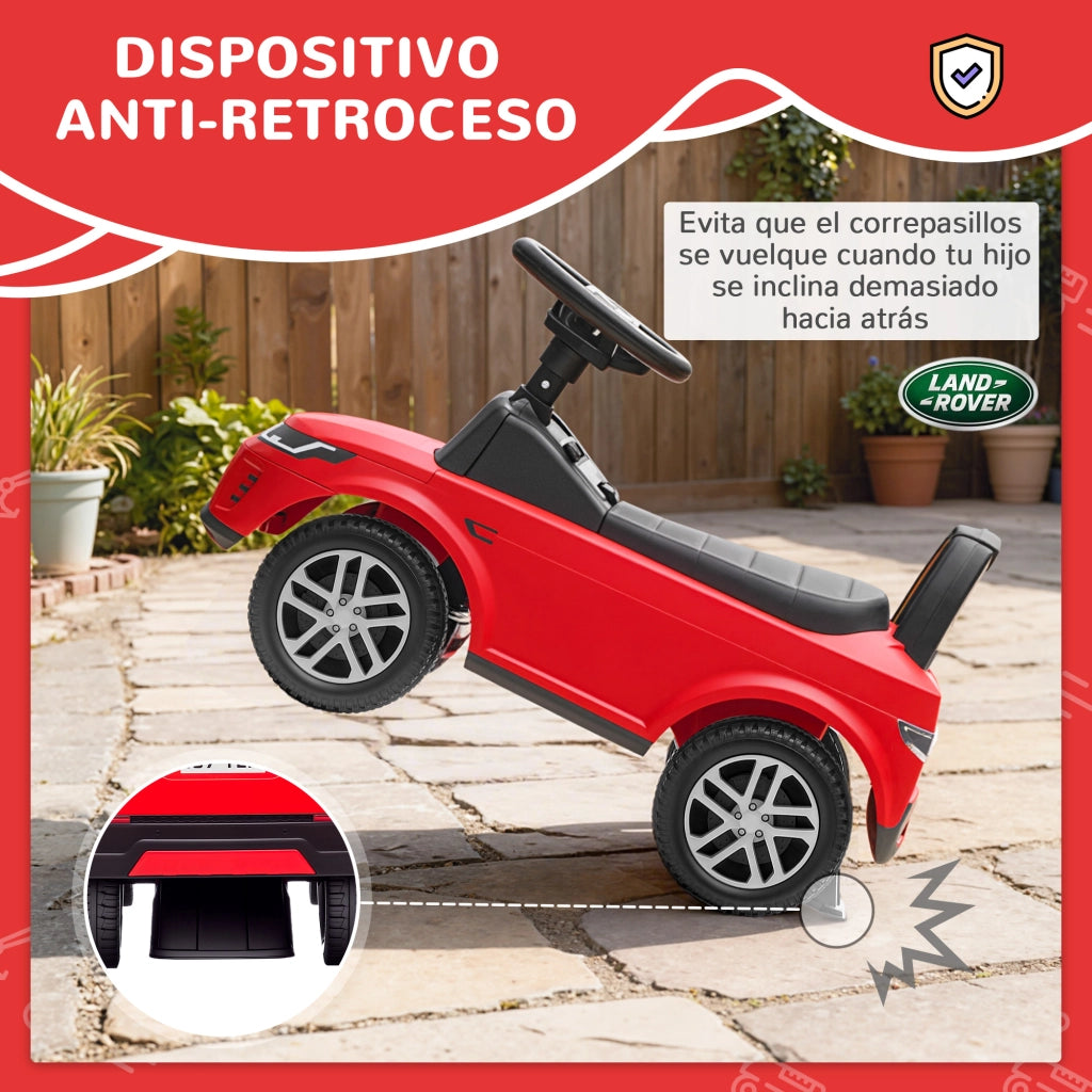 Correpasillos per Bambini con Licenza Land Rover ¨C Zephmum ¨C Rosso con Cassetti