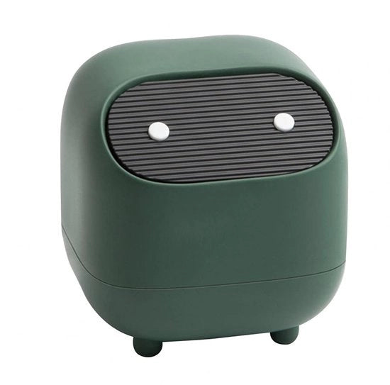 Doppio Livello Push-type Mini Cassetto Rifiuti - Forma Ninja - Isolamento Effettivo dei Pericoli Chimici - Cucina Bagno Ufficio