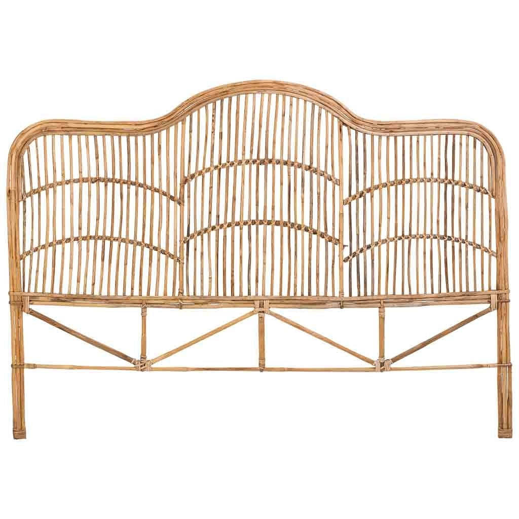Testiera letto in canna 178x02x127h cm