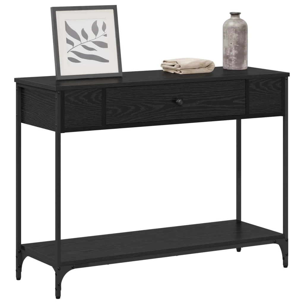 Tavolo consolle Altro Rovere nero 100 x 34.5 x 75 cm 883512