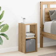 Comodino con cassetto Rovere artigianale 25,5 x 22 x 49,5 cm