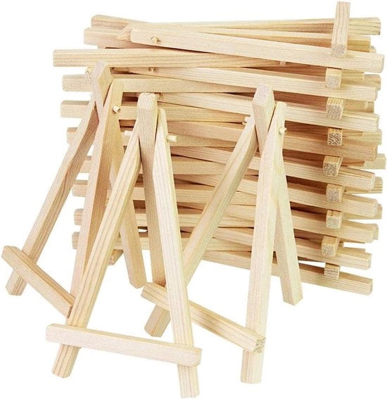 Mini-Esatto in Legno - Ideale per Nidi d'Infanzia e Piccoli Asciugamani - 20 Pezzi