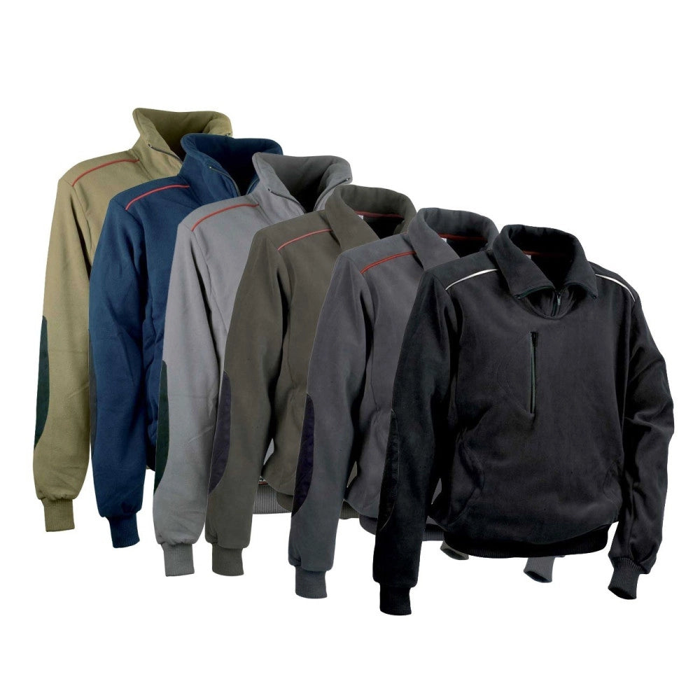 Trade Shop - Felpa Fast Cofra Abbigliamento Da Lavoro In Pile Anti Freddo Maglione Giacca -