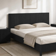 Testiera da Muro ARNHEM Nero Legno ingegnerizzato 896716