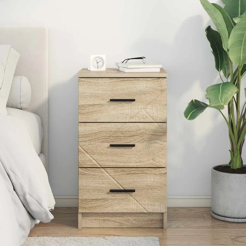 Armadio da Notte con cassetto rovere sonoma 38 x 38 x 66 cm