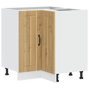Mobile angolare da cucina Lucca 75,5 x 75,5 x 81,5 cm pratico spazio contenitivo stile contemporaneo finitura in rovere ingegnerizzato realizzato artigianalmente 02_0050111