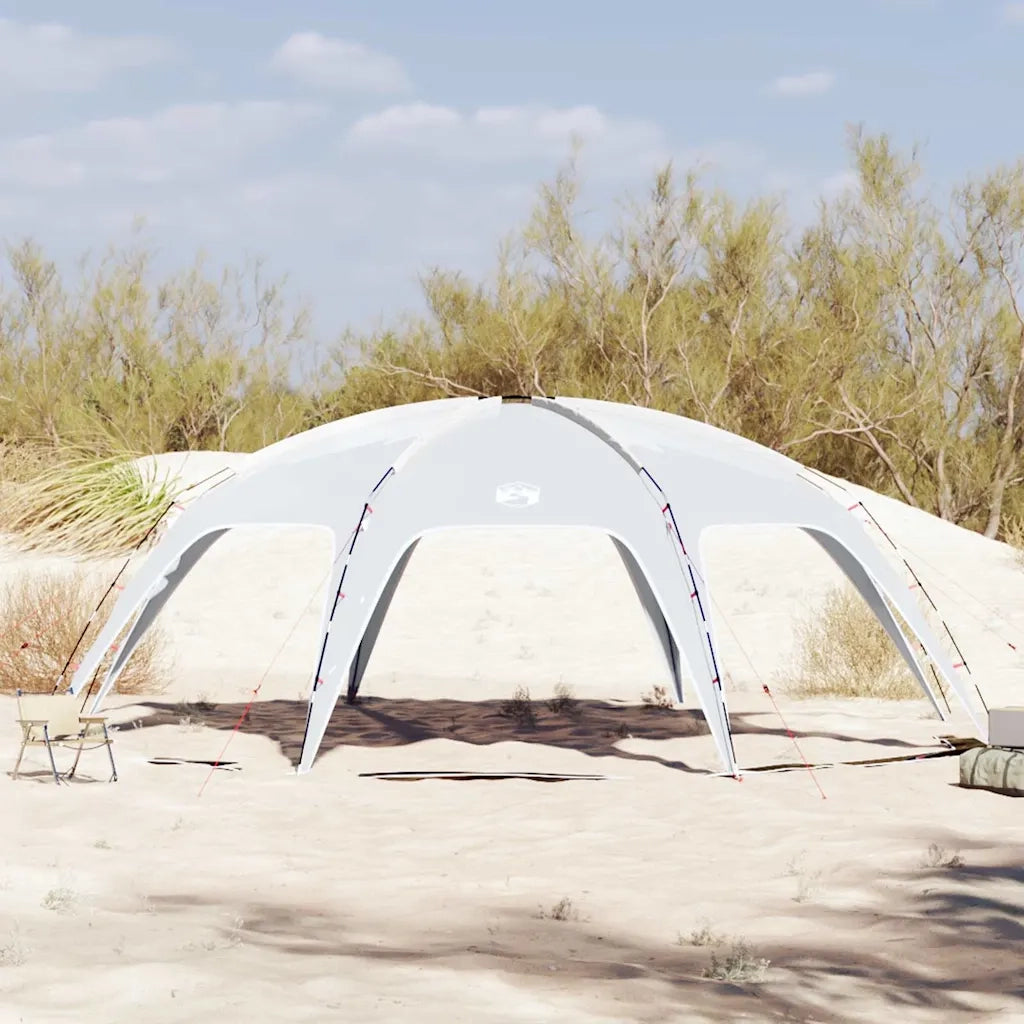 Tenda per Feste-Tenda da campeggio Grigia Impermeabile 572764