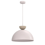 Lampada sospesa decorativa Nevis Luminex 1xE27 beige 38 cm