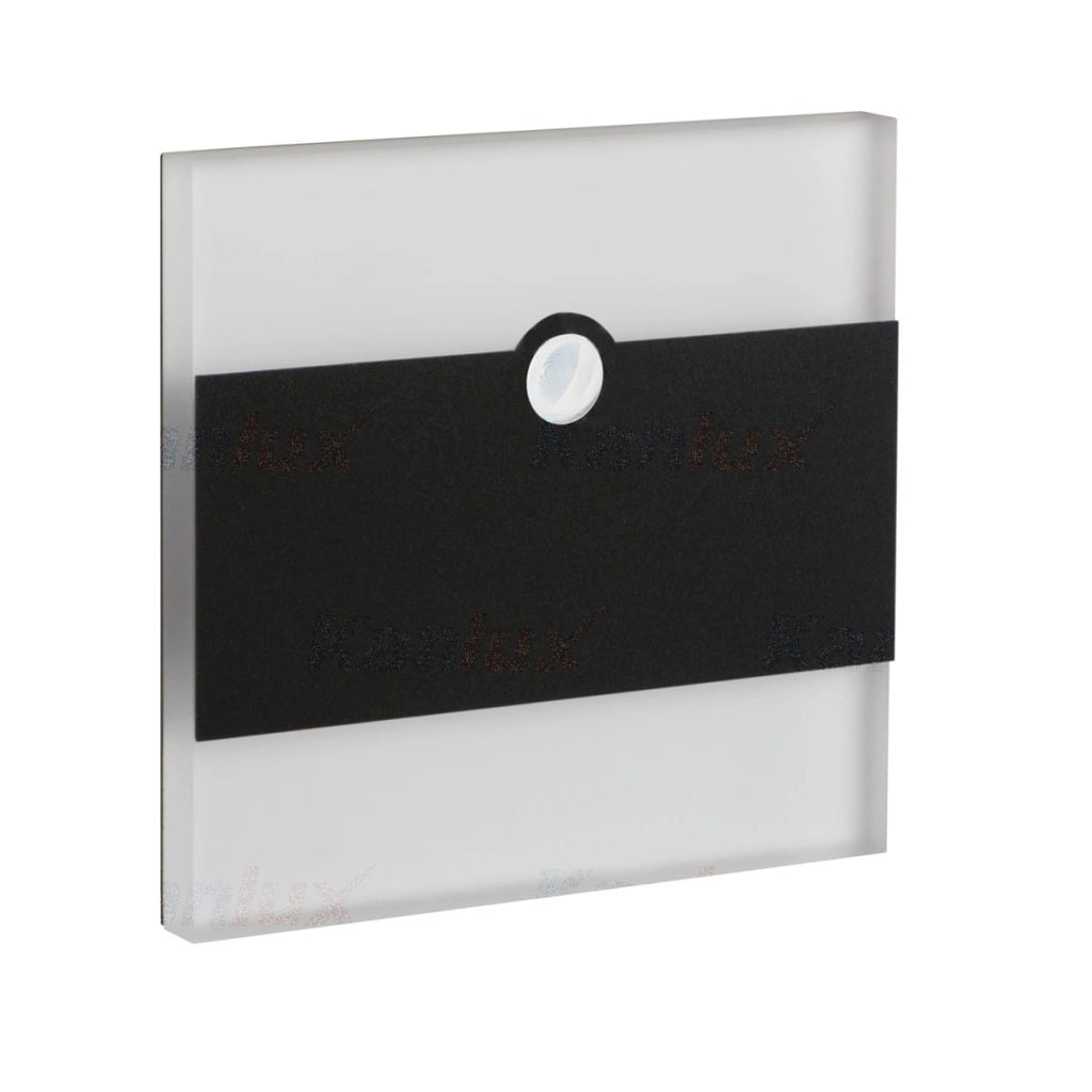 Lampada scala TERRA LED 0,8W 4000K sensore Kanlux nera