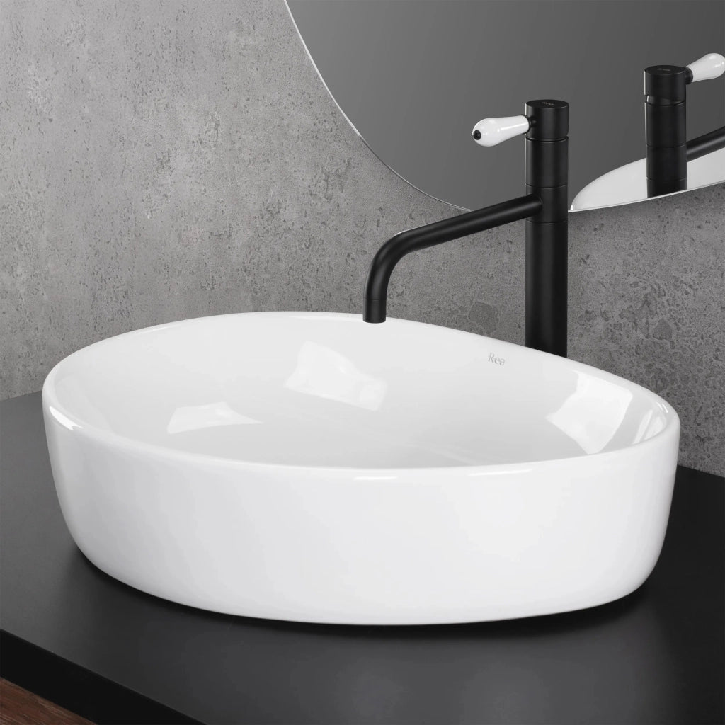 Lavabo Da Appoggio Rea Vanila