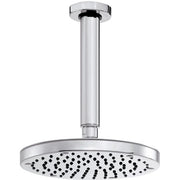 SOFFIONE LUSSO MOD. OKI DIAM. 200 CON BRACCIO VERTICALE- Soffione Diam. 200 mm- BOSSI- pezzi 1