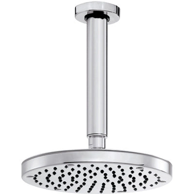 SOFFIONE LUSSO MOD. OKI DIAM. 200 CON BRACCIO VERTICALE- Soffione Diam. 200 mm- BOSSI- pezzi 1