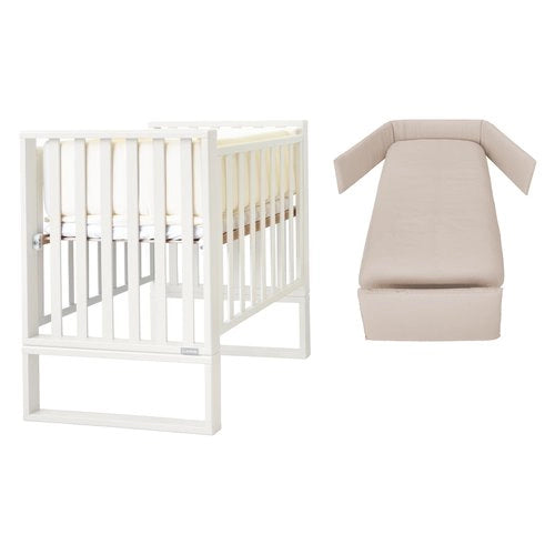 Set lettino infanzia evolutivo italbaby 070 1100 14 infinito bianco e