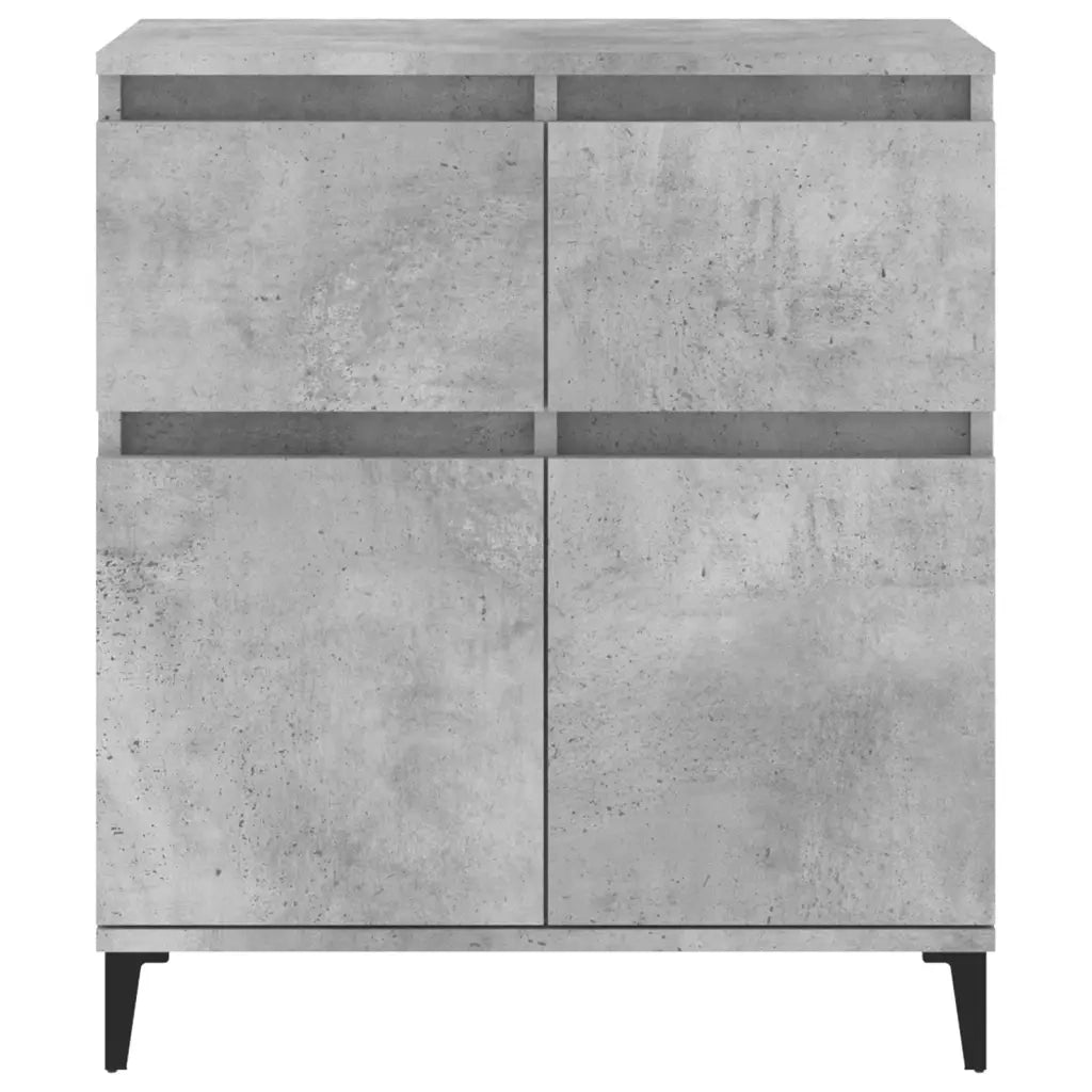 Credenza Grigio Cemento 60x35x70 cm in Legno Multistrato 819688