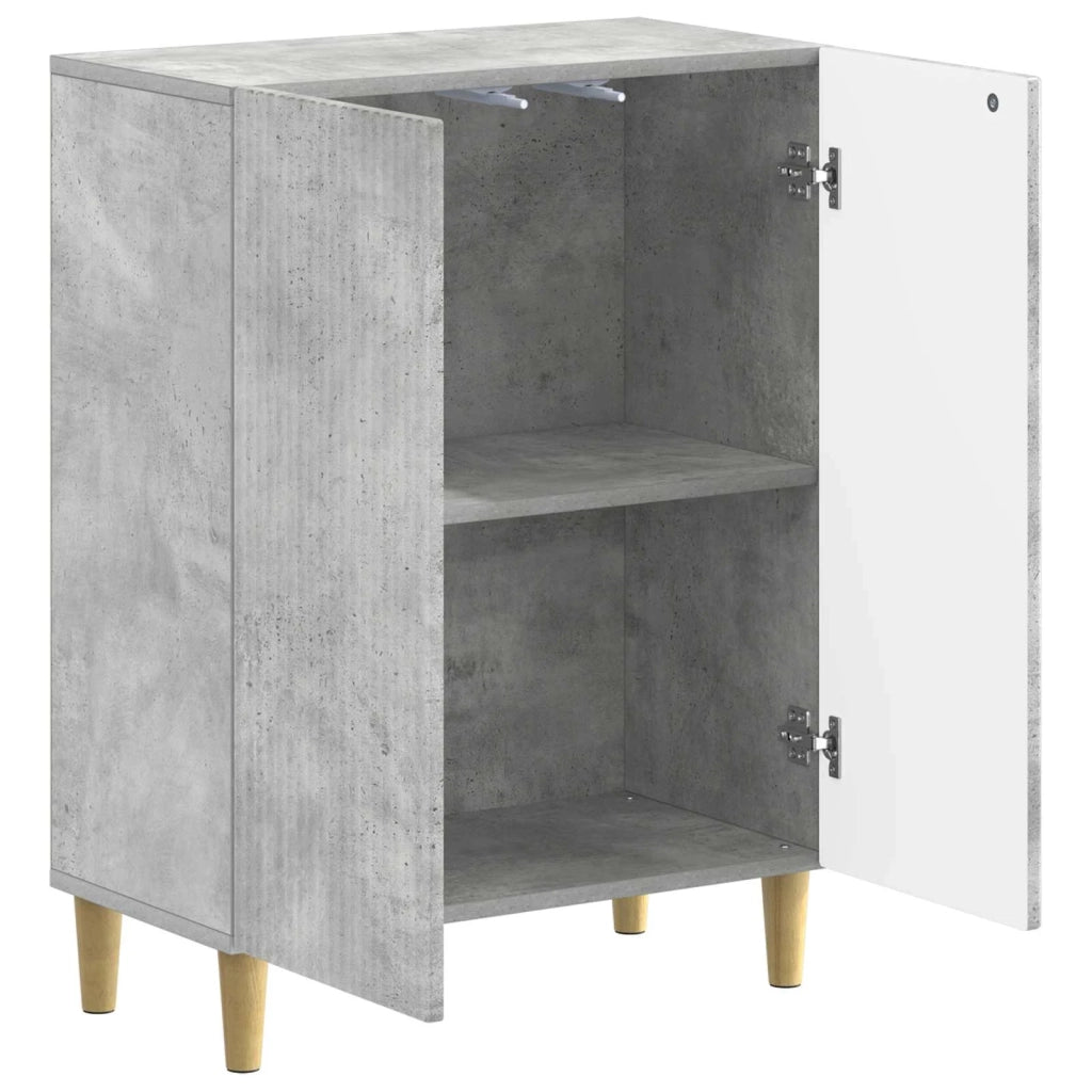 Mobiletto da Bagno ARNHEM Grigio Cemento 59,5 x 31 x 80 cm 896618