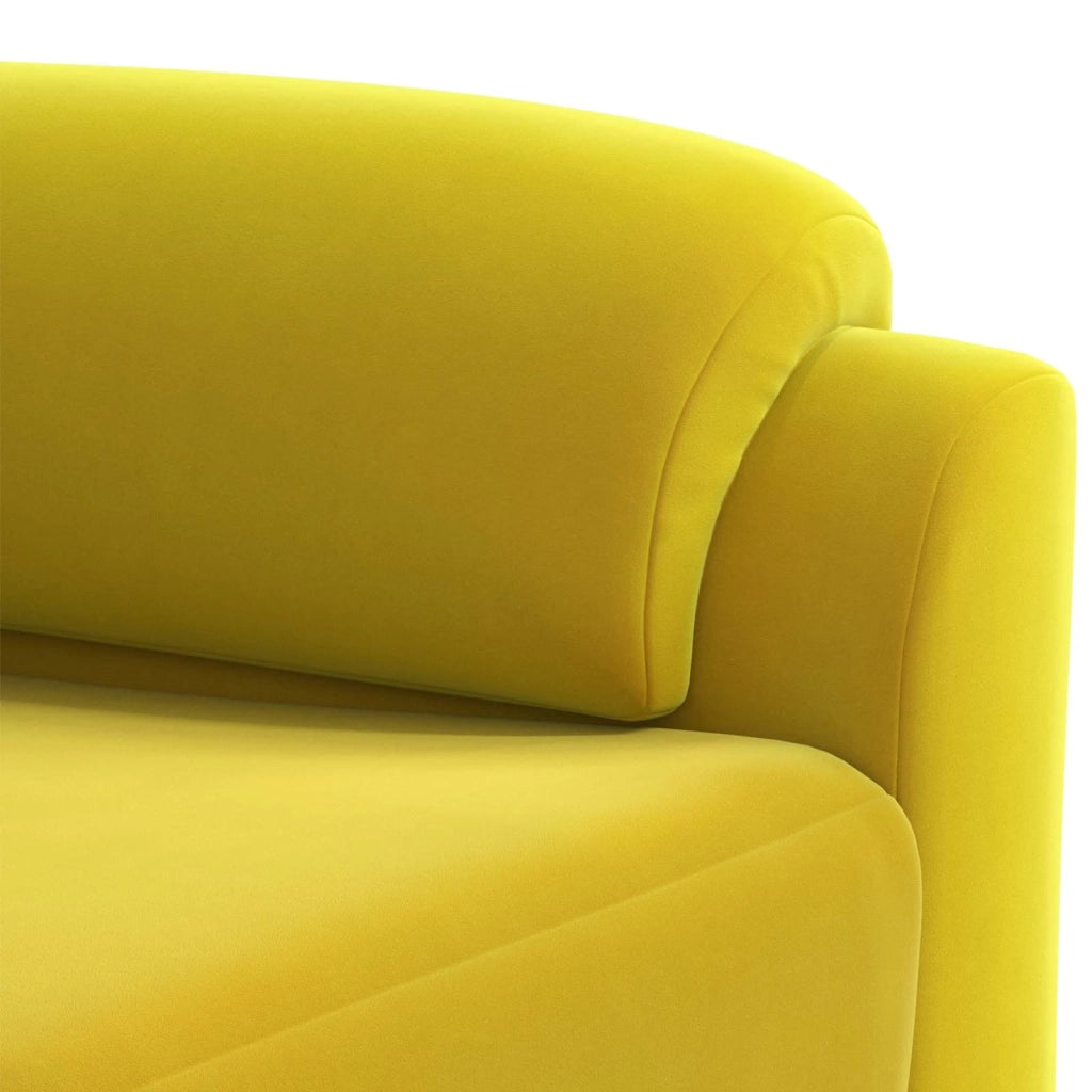 Divano Giallo 94 x 85 x 93 cm Velluto 42040814