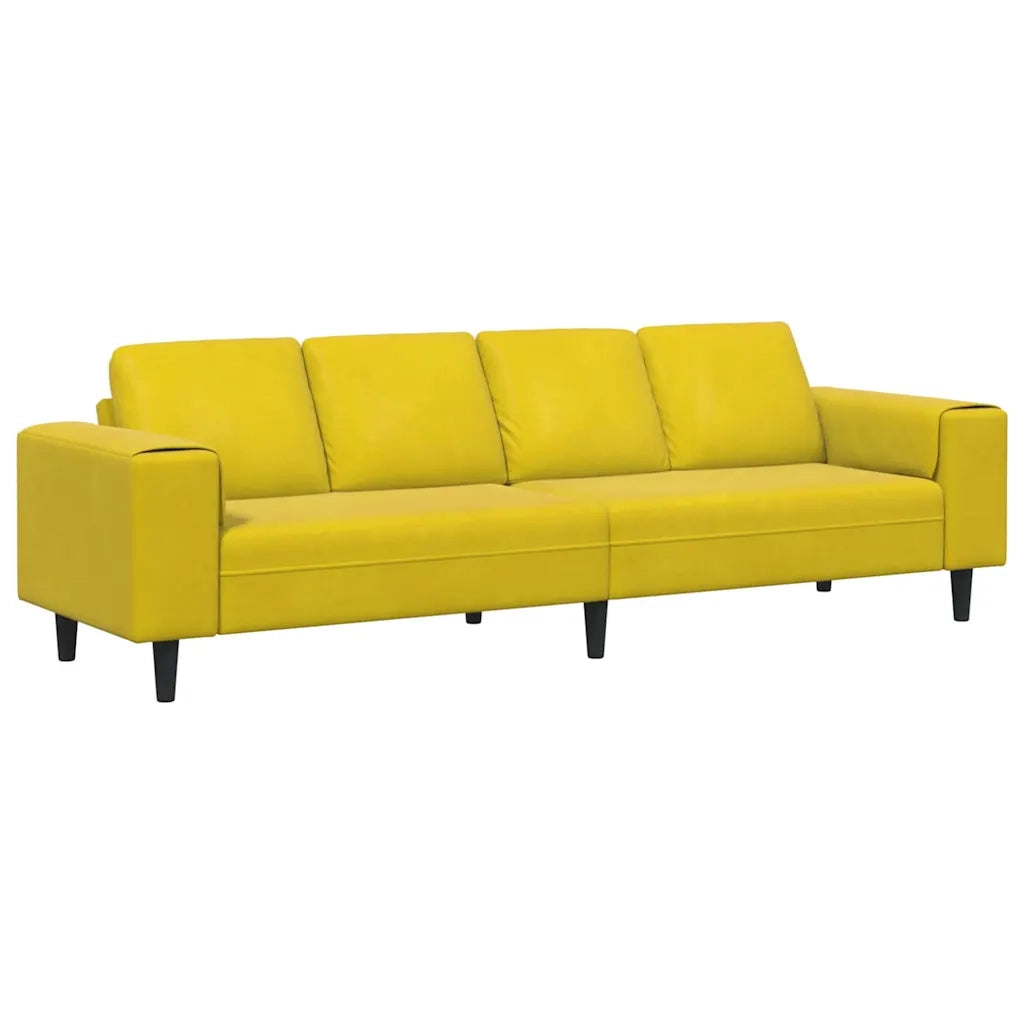 Set di divani Giallo Velluto