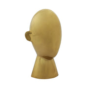 Scultura Phantom 100 in alluminio dorato