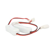 2 PZ Interruttori ON OFF con Connettore 8mm per Striscia LED e DC JACK Femmina 5,5mm x 2,1mm
