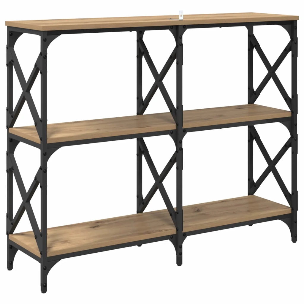 Tavolo consolle Rovere artigianale 100 x 28 x 80,5 cm