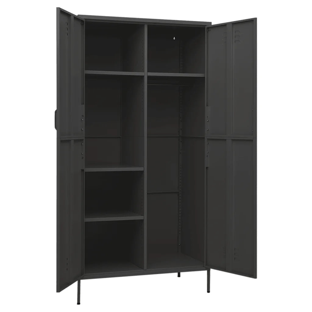 Armadio Antracite 90x50x180 cm in Acciaio CFW4242620