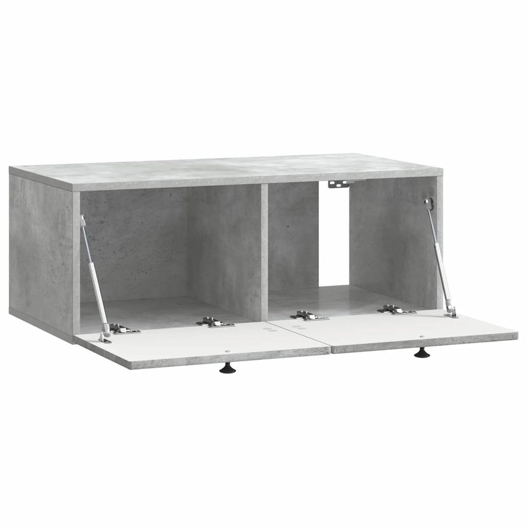 Mobile Porta TV da Muro Grigio Cemento 78,5 x 41 x 30 cm